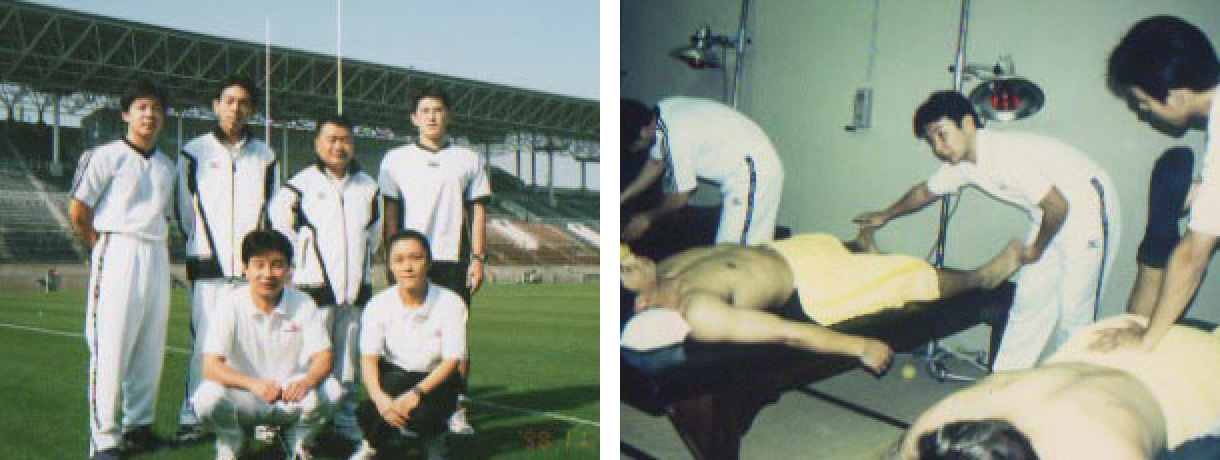 近鉄ラグビー部トレーナー活動